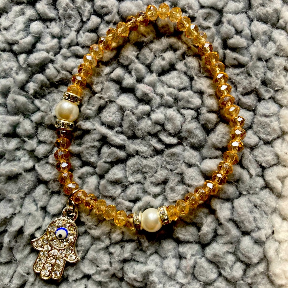 🧿💜Crystal protecting bracelet💜🧿